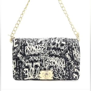 NEW - Black & White Jelly Messenger Bag